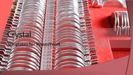  Presentation with trial - Presentation theme featuring prism cylinder concept - trial frame with lenses background and a coral colored foreground