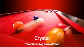  Presentation with triangle - Colorful presentation design enhanced with triangle red cloth table backdrop and a crimson colored foreground