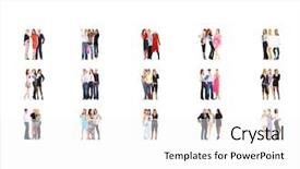  Presentation with unilever company - Presentation having triangle relationship - united company corporate teamwork background and a white colored foreground