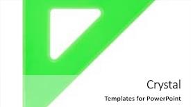  Presentation with triangle - Presentation enhanced with triangle ruler isolated on white background and a white colored foreground