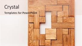  Presentation with game - Amazing presentation theme having triangle square - puzzle game backdrop and a lemonade colored foreground