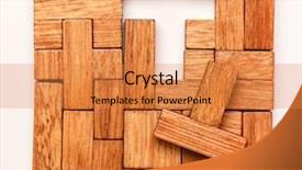  Presentation with triangle - PPT layouts featuring triangle square box - puzzle game background and a gold colored foreground