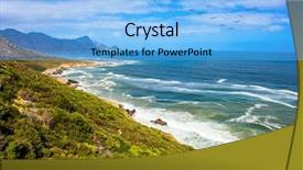  Presentation with africa tourism - PPT layouts enhanced with triangular flock of migratory birds over the surf place where two oceans meet journey to the southern edge of the world mysterious south africa the concept of extreme and exotic tourism background and a light blue colored foreground