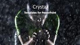  Presentation with dark night - PPT theme featuring triathlete-braving-the-rain background and a wine colored foreground