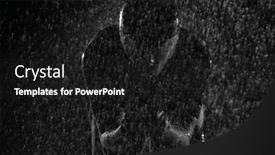  Presentation with dark night - Theme consisting of triathlete-braving-the-rain background and a black colored foreground