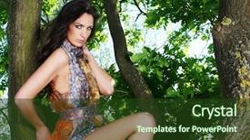  Presentation with tribal - Beautiful slide deck featuring tribal dresses style - fashion photo of young sexy backdrop and a tawny brown colored foreground