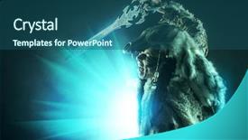  Presentation with warrior - Audience pleasing PPT layouts consisting of tribal wars - ancient warrior barbarian ethnic costume backdrop and a ocean colored foreground