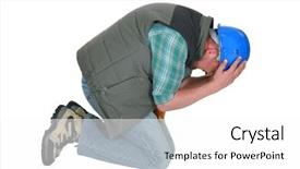  Presentation with grief - Cool new slides with smiling english schoolgirl standing with textbooks flag of great britain at the background backdrop and a coral colored foreground