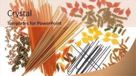  Presentation with dried tomato - PPT layouts consisting of  background and a  colored foreground