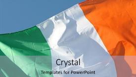 Presentation with irish - Presentation enhanced with irish flag background and a light blue colored foreground
