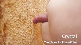  Presentation with honey - Amazing slide deck having tried tested - young boy try to test backdrop and a  colored foreground