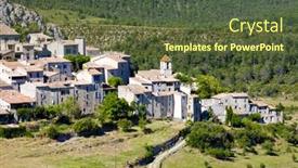  Presentation with france - Presentation enhanced with trigance-var-departement-provence-france background and a tawny brown colored foreground