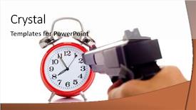  Presentation with vintage clock - Amazing presentation having trigger point - vintage red alarm clock backdrop and a  colored foreground