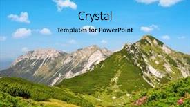  Presentation with shenandoah national park big meadows - Amazing PPT layouts having triglav national park - julian alps backdrop and a light blue colored foreground