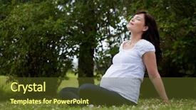  Presentation with third - PPT theme featuring trimester in park with eye background and a tawny brown colored foreground