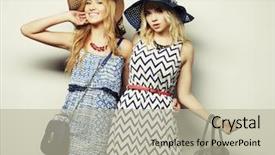  Presentation with sex women anemal - Colorful PPT theme enhanced with trio - fashion concept two sexy young backdrop and a mint green colored foreground