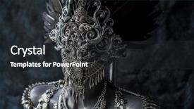  Presentation with gothic - Beautiful theme featuring trippy - handmade piece silver jewelry costume backdrop and a dark gray colored foreground