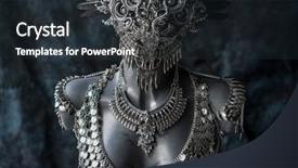  Presentation with gothic - Colorful theme enhanced with trippy - handmade piece silver jewelry costume backdrop and a wine colored foreground