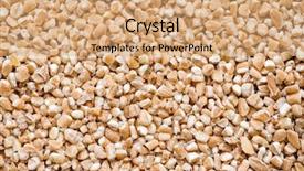  Presentation with tech design abstract technology - Theme enhanced with triticum - crushed spelt wheat raw spelt background and a coral colored foreground