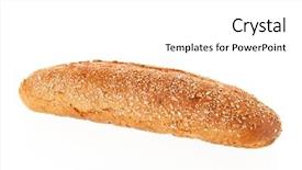  Presentation with bread - Slide set consisting of triticum - whole bread with spelt meal background and a  colored foreground