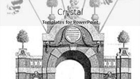  Presentation with engraving - Colorful presentation enhanced with triumphal-gate-on-the-bosstraat backdrop and a white colored foreground