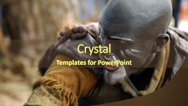  Presentation with renaissance - Beautiful presentation theme featuring trol at the 2005 renaissance backdrop and a tawny brown colored foreground