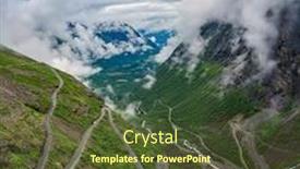  Presentation with path - PPT layouts having troll-s-path-trollstigen background and a tawny brown colored foreground