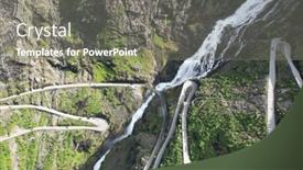  Presentation with adventure - Presentation theme featuring troll-staircase-an-exciting-adventure background and a gray colored foreground