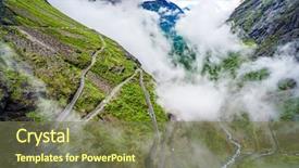  Presentation with path - Amazing presentation having troll's path trollstigen backdrop and a violet colored foreground