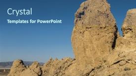  Presentation with california - Amazing presentation design having trona-pinnacles-are-nerarly-500 backdrop and a  colored foreground