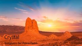  Presentation with california - Presentation theme enhanced with trona pinnacles are nerarly 500 background and a red colored foreground