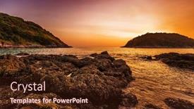  Presentation with tropical beach sunset - 