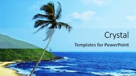  Presentation with goa beach - Beautiful presentation featuring tropical beach in vagator india backdrop and a arctic colored foreground