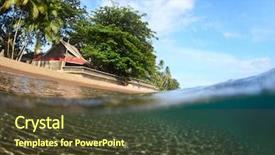  Presentation with philippines - Amazing presentation having negro - tropical beach with palm trees backdrop and a tawny brown colored foreground