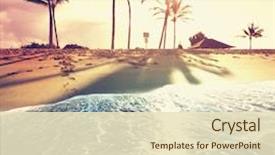  Presentation with tropical - PPT layouts having swan mother and father with background and a gray colored foreground