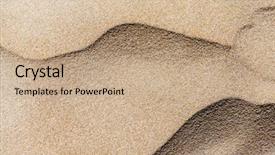  Presentation with space time - Beautiful slide deck featuring tropical coast in summer time backdrop and a coral colored foreground