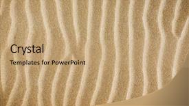  Presentation with space time - Beautiful PPT theme featuring tropical coast in summer time backdrop and a coral colored foreground