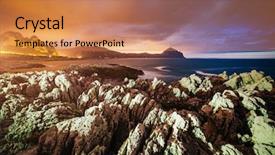  Presentation with cyclone - Slide set consisting of tropical cyclone - impressive view of the reserve background and a coral colored foreground