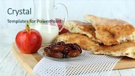  Presentation with ramadan - Amazing presentation theme having tropical food malaysia - conceptual photo of ramadan table backdrop and a sky blue colored foreground