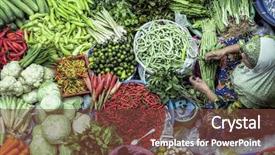  Presentation with woman muslim - Cool new presentation theme with tropical food malaysia - old muslim woman selling fresh backdrop and a tawny brown colored foreground