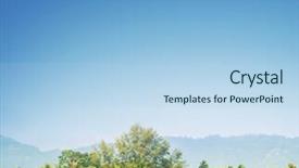  Presentation with tropical forest - PPT layouts with tropical forest and mountains samui background and a light blue colored foreground