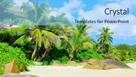  Presentation with paradise - PPT layouts enhanced with fashion eyelashes lips cosmetic eyeshadow background and a gray colored foreground