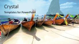  Presentation with asia - Amazing slide set having tropical island beautiful travel backdrop and a light blue colored foreground