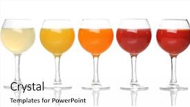  Presentation with juices - Presentation theme featuring wedding dress in elegant hotel background and a lemonade colored foreground