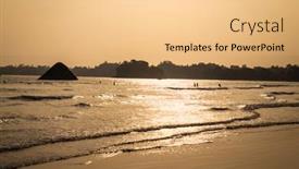  Presentation with tropical beach sunset - 