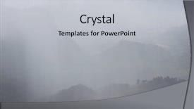  Presentation with rain clouds - PPT layouts with tropical rain over valley background and a  colored foreground