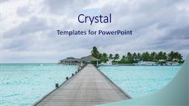  Presentation with resort - Amazing PPT layouts having  backdrop and a  colored foreground