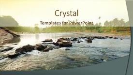  Presentation with sri lanka - Cool new presentation with tropical river on sri lanka backdrop and a  colored foreground