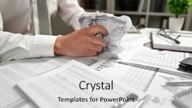  Presentation with stress - Presentation design with troubles with bad report background and a light gray colored foreground