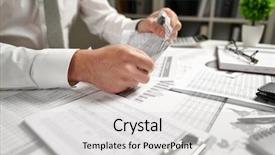  Presentation with stress - Slide set having troubles with bad report background and a light gray colored foreground